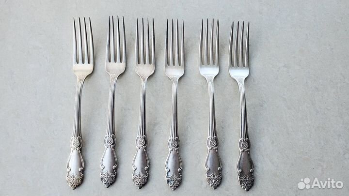Набор вилки 6 шт мнц мельхиор СССР оригинал
