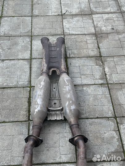 Выхлоп lexus rc f + катализаторы