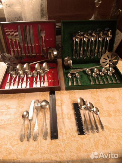 Столовые приборы 60- 70г, нержавейка винтаж