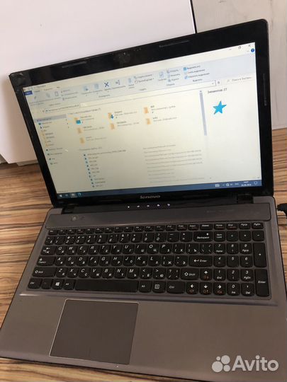 Ноутбук Lenovo z580 i3 две видеокарты 2g