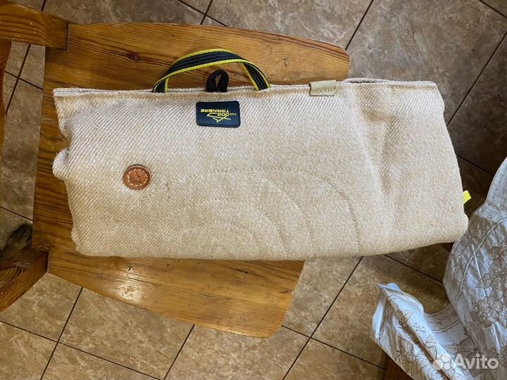 Рукав для защиты щенка из джута. ForDogTrainers