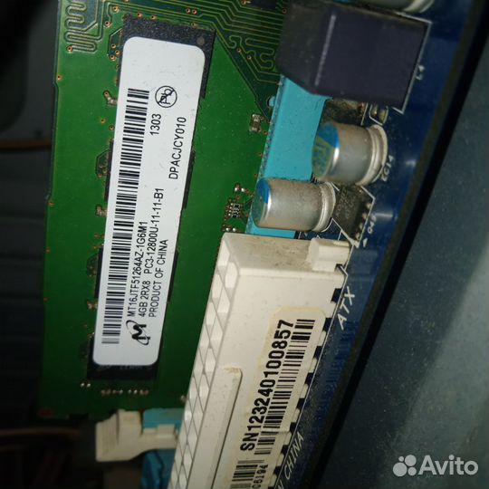 Материнская плата 1155 + i3 2120 + 8gb ddr3 + 450w