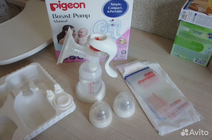 Ручной молокоотсос Pigeon (Пиджен) + допы