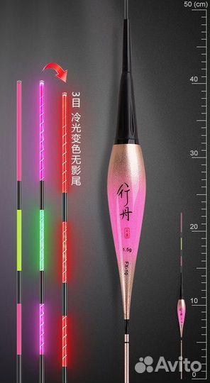 Светящийся поплавок с индикатором поклёвки