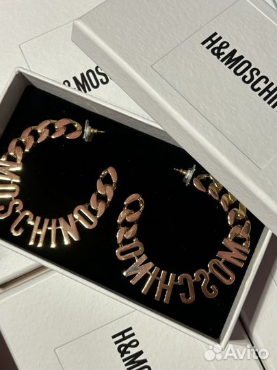 Moschino & HM серьги