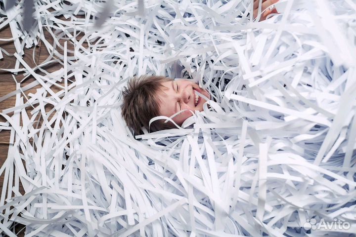 Бумажное шоу дискотека серебро