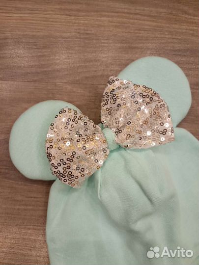 Комплект шапка и снуд для девочки Минни Маус весна