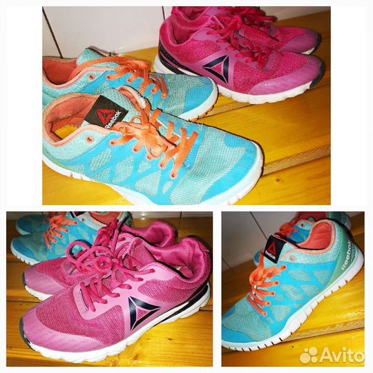 Кросовки reebok, женские 37,38