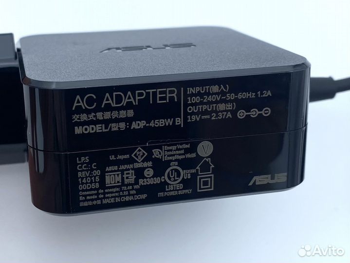 Зарядка для ноутбука Asus 45W 4.0*1.35 мм