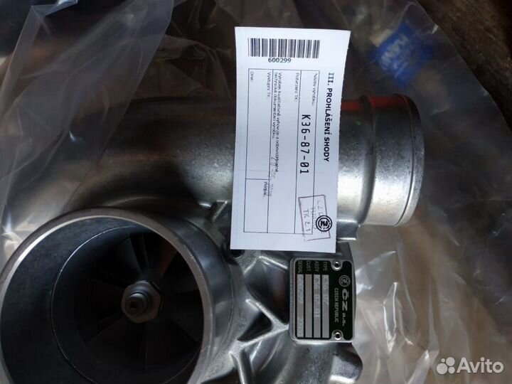 Новый турбокомпрессор К36-87-01 (Чехия)