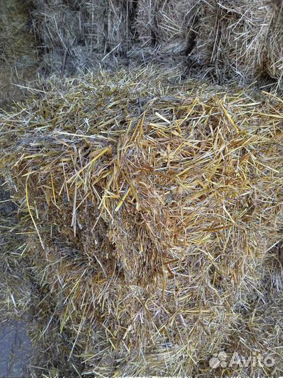 Солома в тюках