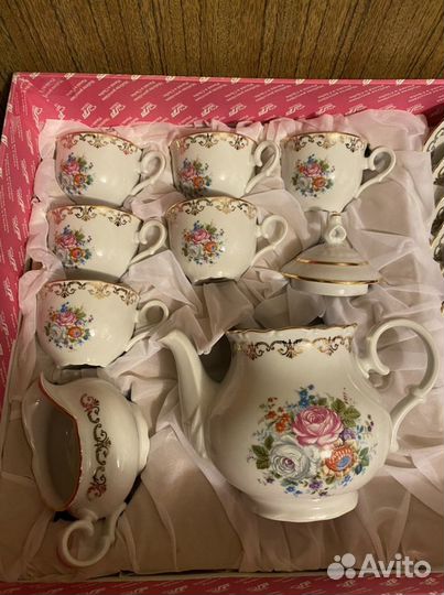 Сервиз чайный (6 персон, Чехия) новый