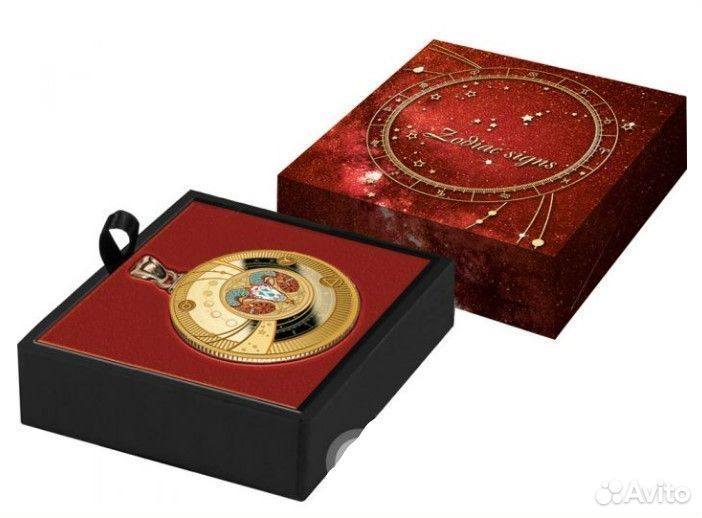 Серебряная монета кулон 