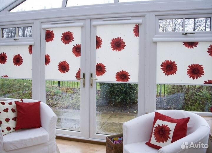 Рулонные шторы. Сейчас на все ткани -68