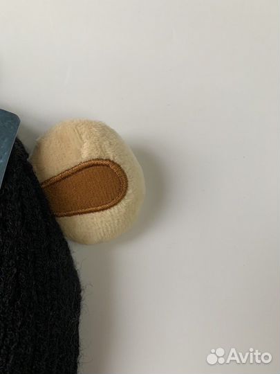 Детская шапка с мишкой и ушками