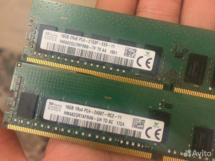 Серверная оперативная память DDR4 16 gb ecc reg