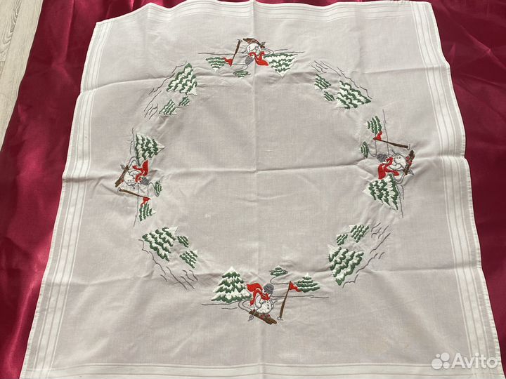 Салфетки новогодние и на пасху, винтаж