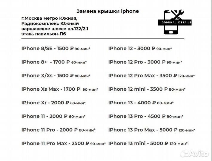 Замена стекла Apple watch (Переклейка)