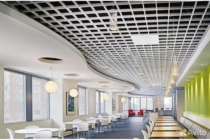 Потолок грильято белый 200х200 - опт и розница