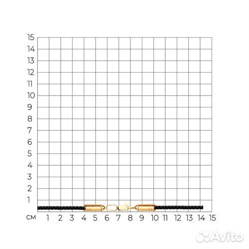 Шнур sokolov из золота, 080072, р.40