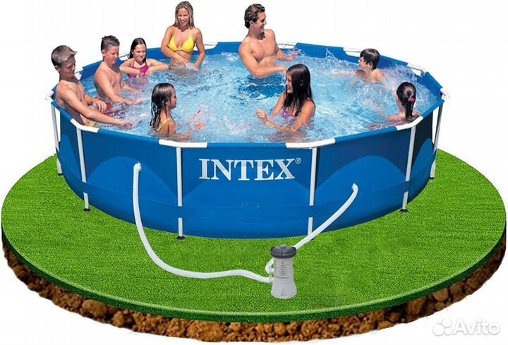 Каркасный бассейн Intex 3.66 х 0.76 м, 28212