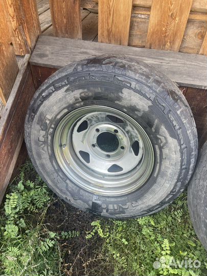 Диски с резиной хромироаанные на тлк 105