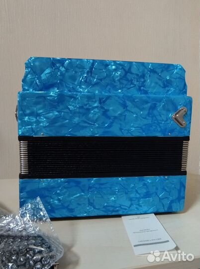 Шуйская Гармонь чайка-204 синяя