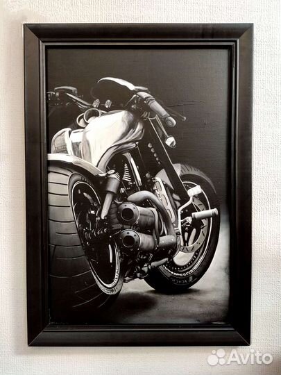 Картина мотоцикл