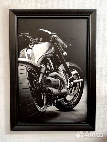 Картина мотоцикл