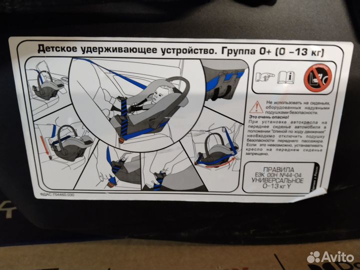 Детское автокресло от 0