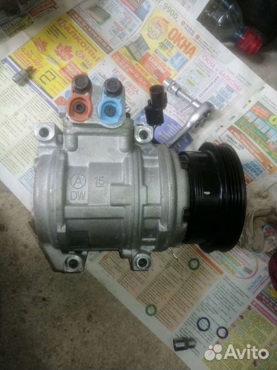 Компрессор кондиционера KIA hyundai