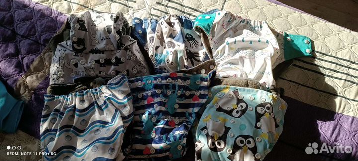 Многоразовые подгузники хлопок