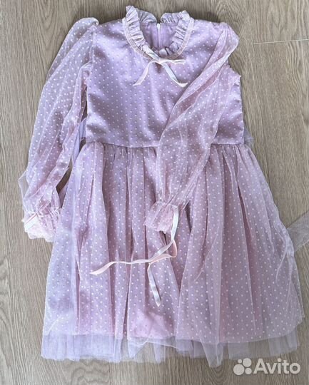 Нарядное платье для девочки 122 128