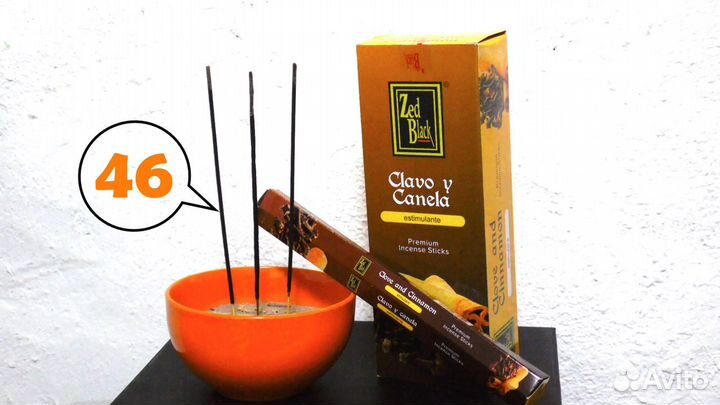 Благовония Гвоздика и Корица арома палочки