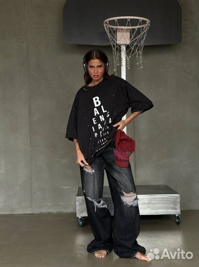 Balenciaga джинсы черные