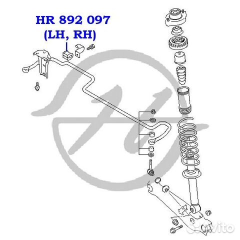 Втулка стабилизатора
