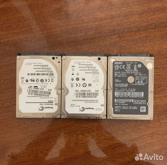 Жесткие диски HDD 2.5 500Gb, 1TB