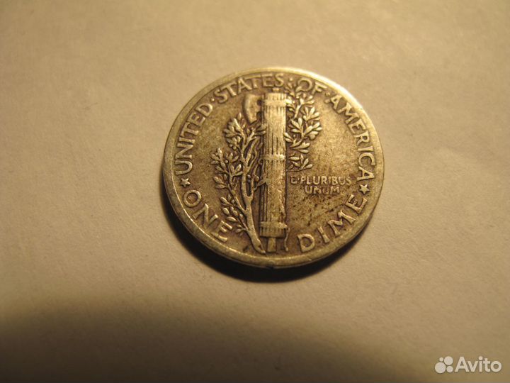 США 1 дайм, серебро, 1940