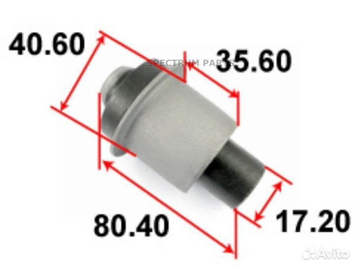 Tenacity aamni1056 Сайлентблок подрамника