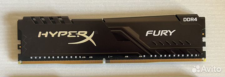 Kingston HyperX fury 16 гб, ddr4, 3200 мгц
