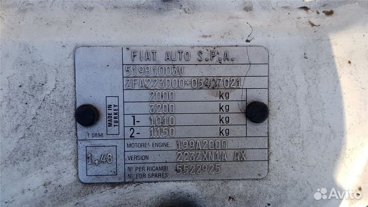 Разбор на запчасти Fiat Doblo