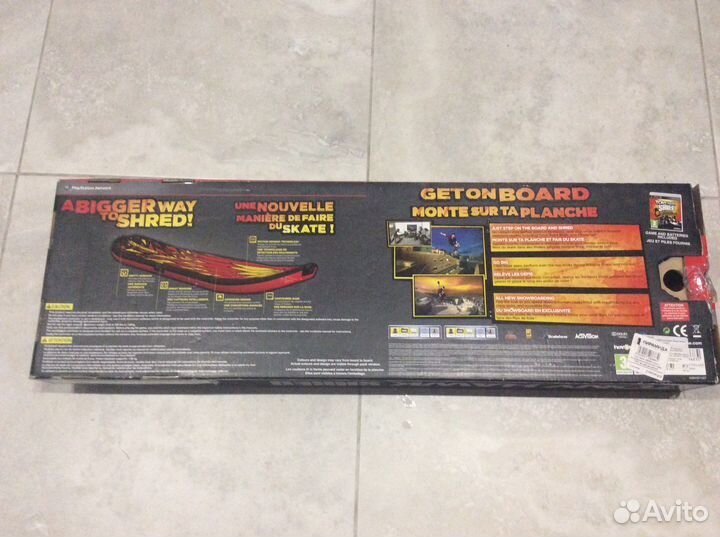 Доска и диск tony hawk shred на sony PS3