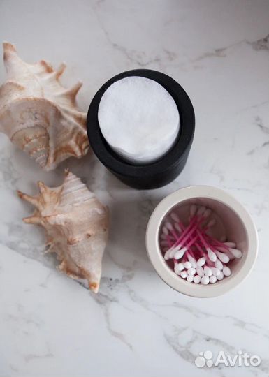 Стаканы из гипса под ватные диски/ручки/кисти