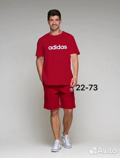 Спортивный костюм мужской шорты и футболка новый