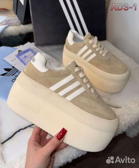 Кеды Adidas Gazelle на платформе