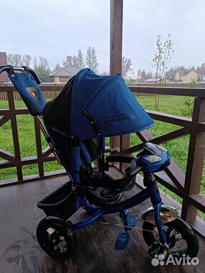 Детский трехколесный велосипед lamborghini