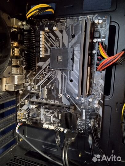 Плата am4 gigabyte b450m s2h