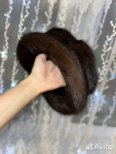 Шапка норковая женская