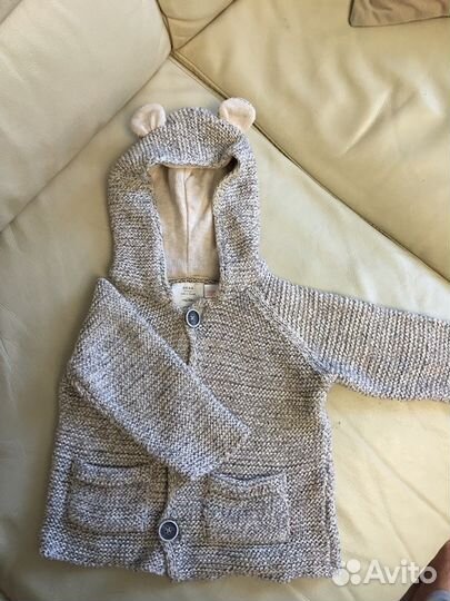 Хлопковый кардиган Zara kids