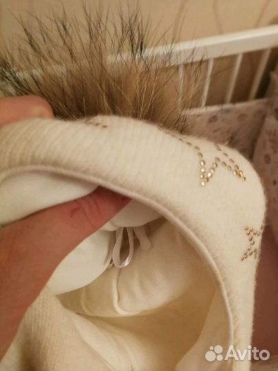 Шапка-шлем kotik новая для девочки 2 лет (48-50)